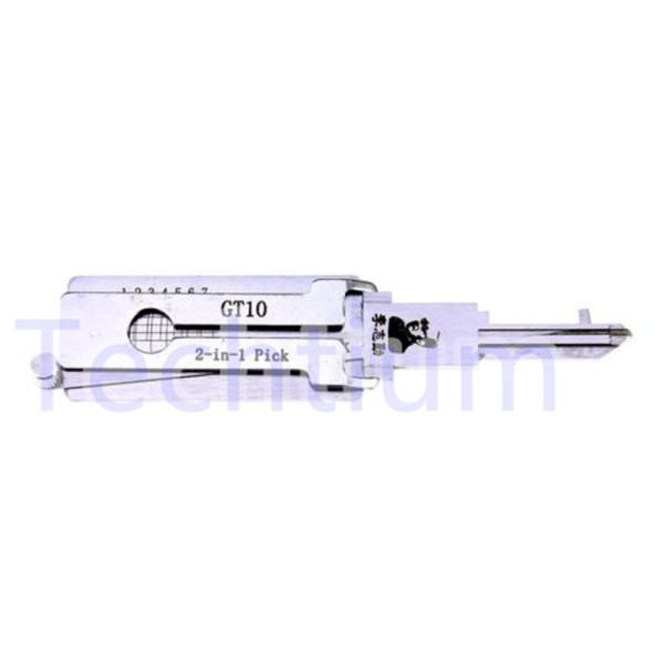 GT10 Original Lishi 2in1 Decoder and Pick for FIAT, IVECO