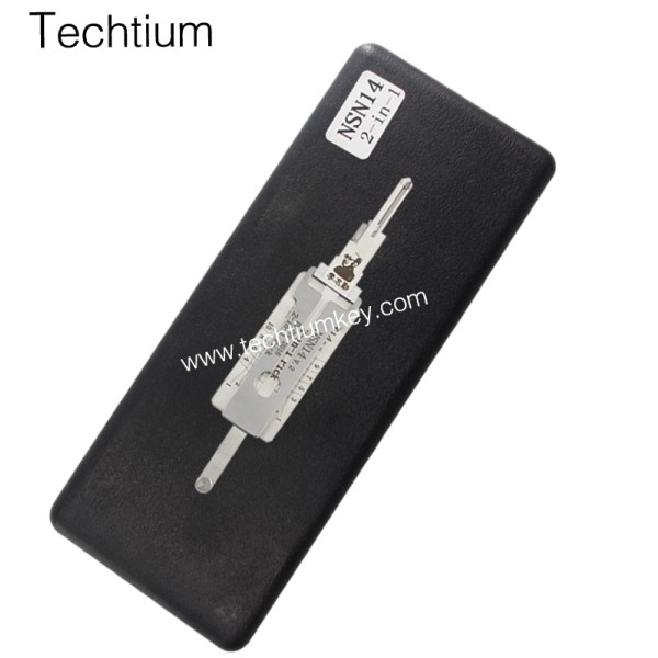 NSN14 Original Lishi 2 in 1 lock pick decoder for all cars that using #22 blade(Nissan and Renualt,Subaru Like Teana,Tiida,Versa,Infinite)