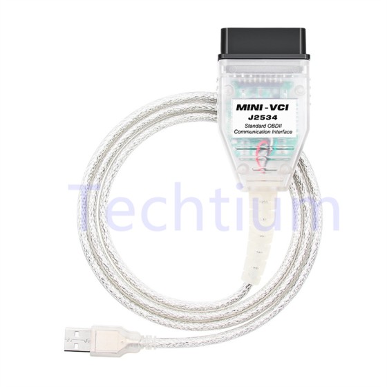 MINI-VCI J2534 OBDII OBD2 Car Diagnostic Auto Scanner Tool for Toyota