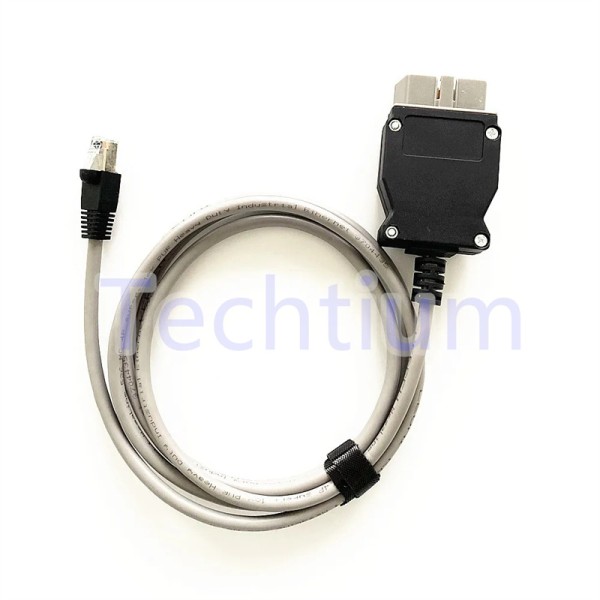 without CD Gray color ENET ICOM (Ethernet to OBD) Interface Cable Coding For BMW F-Series