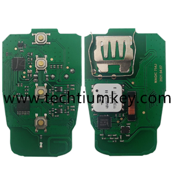 754J 315 MHz 3+1 Buttons  JMD Magic Audi Smart Remote Key Proximity Type