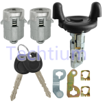 Cadillac door Lock cylinder full set (1pcs ignition door Lock and 2pcs door lock)