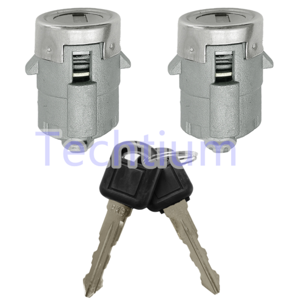 Cadillac Left and Right door Lock cylinder 4pcs/Set