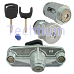 Ford Mondeo door lock cylinder full set (1pcs door lock,1pcs Trunk door lock,1pcs ignition door lock)