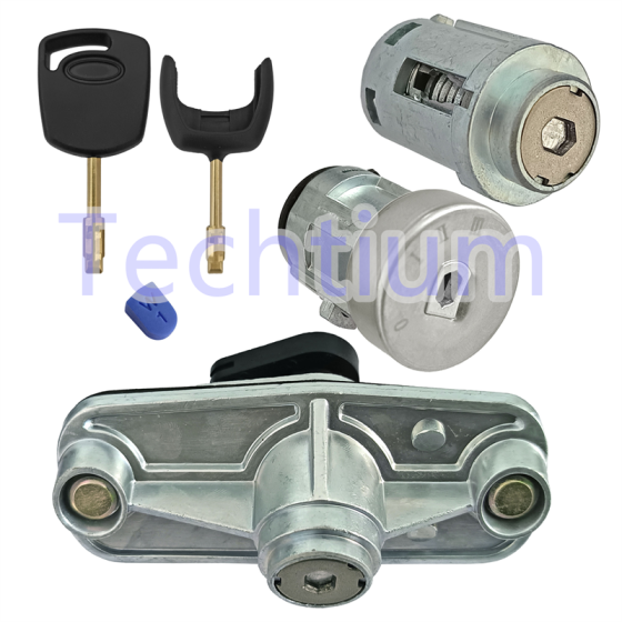 Ford Mondeo door lock cylinder full set (1pcs door lock,1pcs Trunk door lock,1pcs ignition door lock)