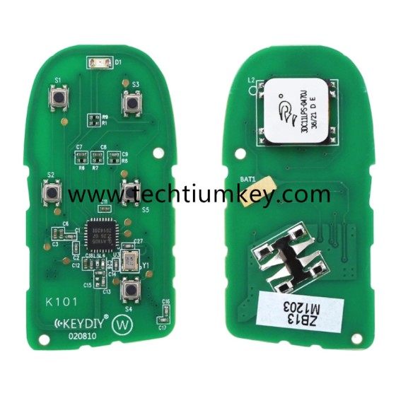 ZB13 4 button KEYDIY KD Remote