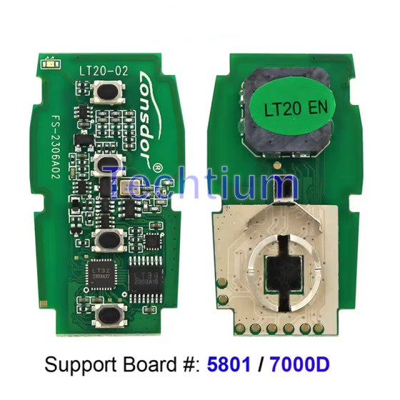 Lonsdor LT20-2 Smart Key PCB For Subaru Smart key Board number: 5801, 7000
